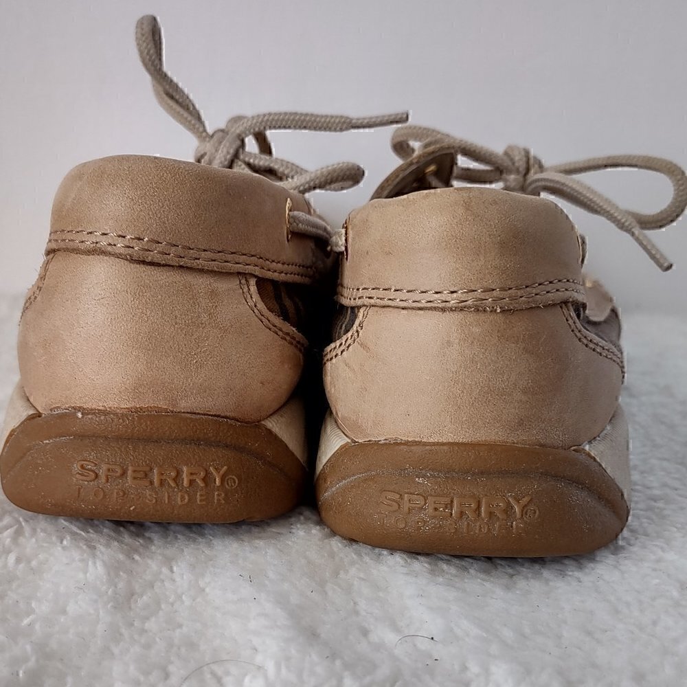 Sperry Top-Sider Leather Upper Boat Shoes Loafers With Zebra Print Size 6.5 M - Picture 2 of 16